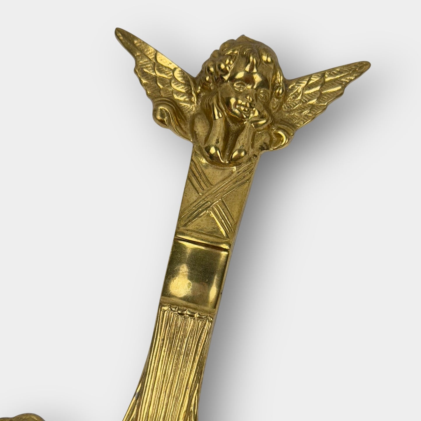 Brass Cherub Wall Sconces