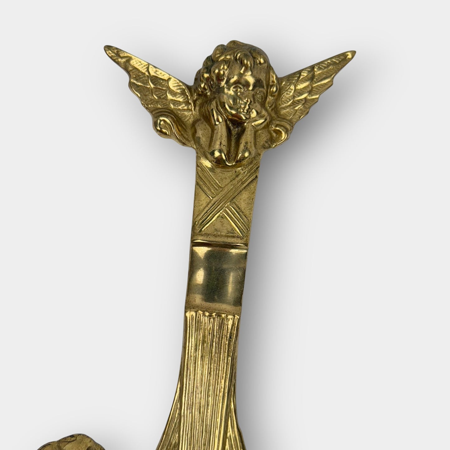 Brass Cherub Wall Sconces