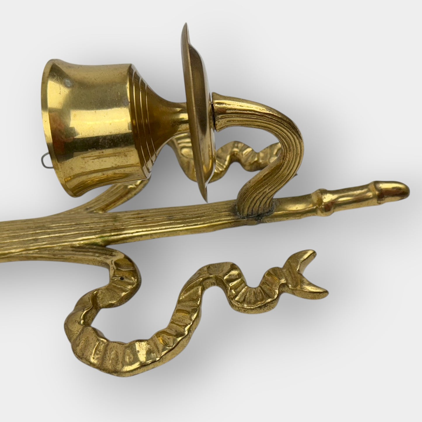 Brass Cherub Wall Sconces
