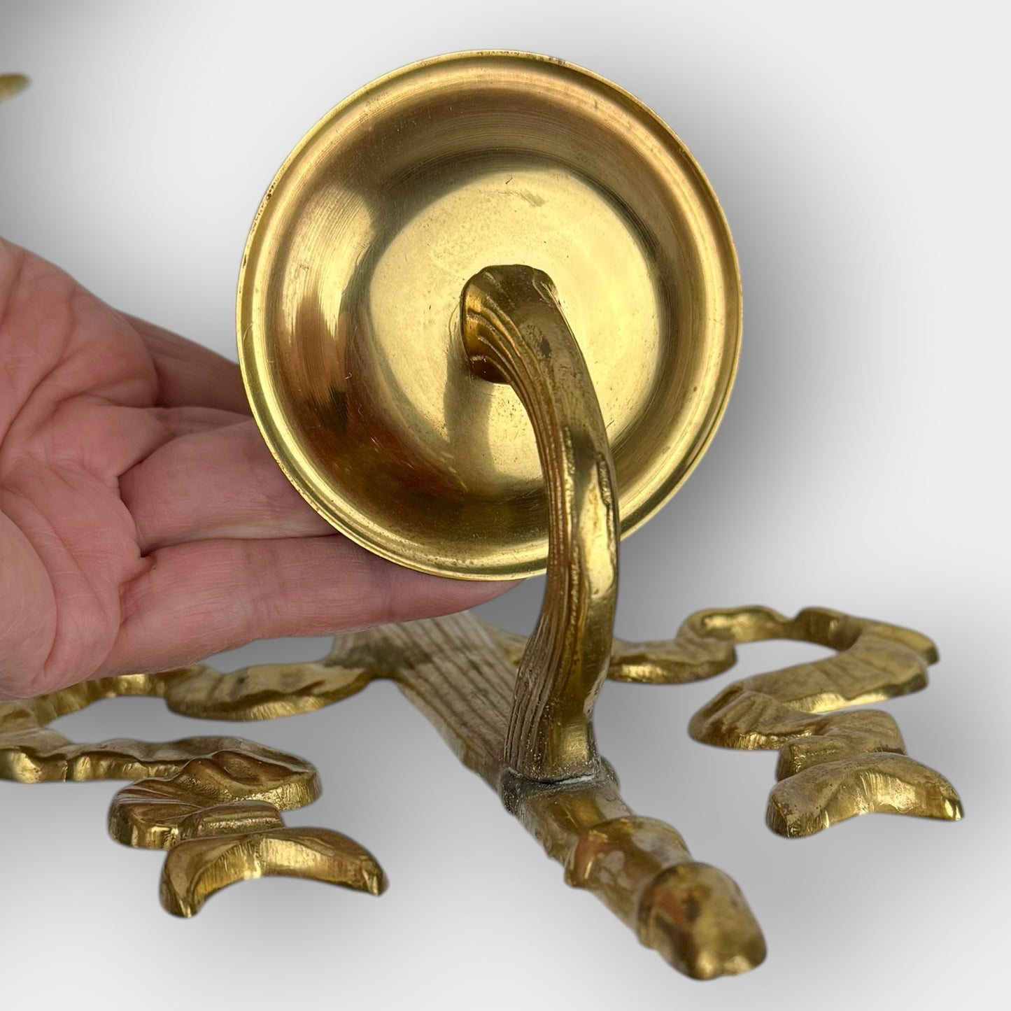 Brass Cherub Wall Sconces