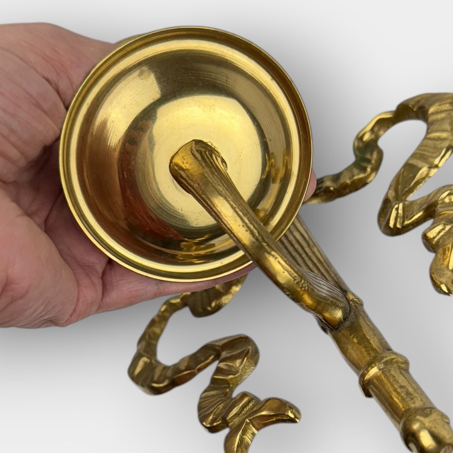 Brass Cherub Wall Sconces
