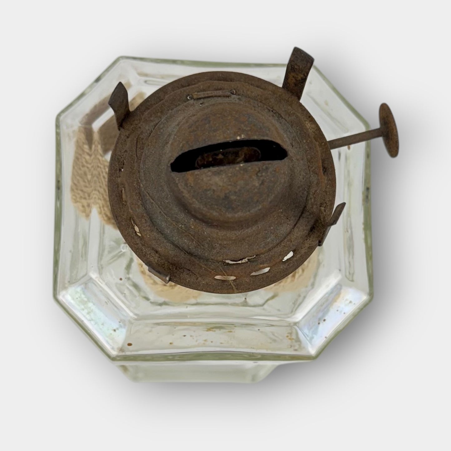 Glass Oil Lamp Base