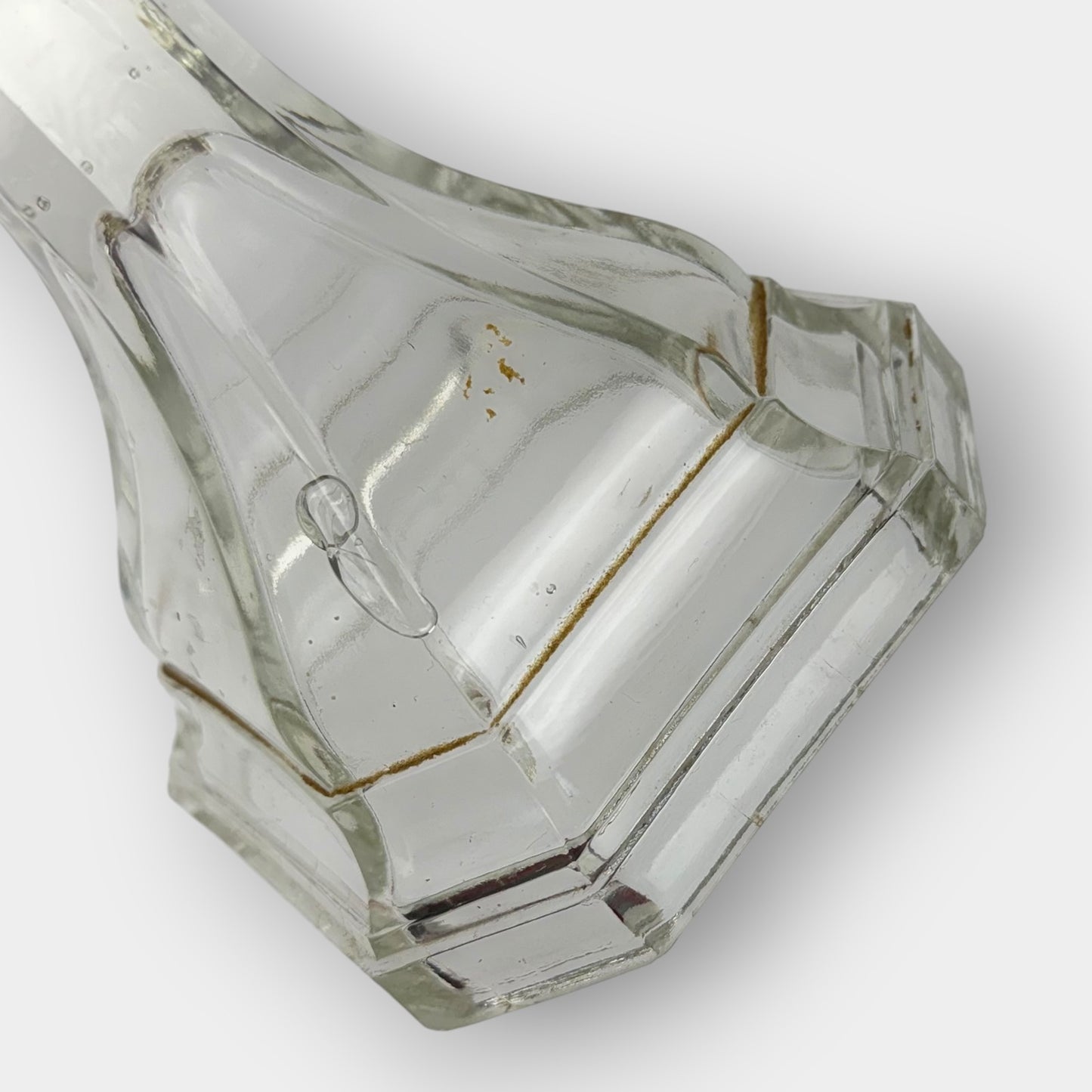Glass Oil Lamp Base
