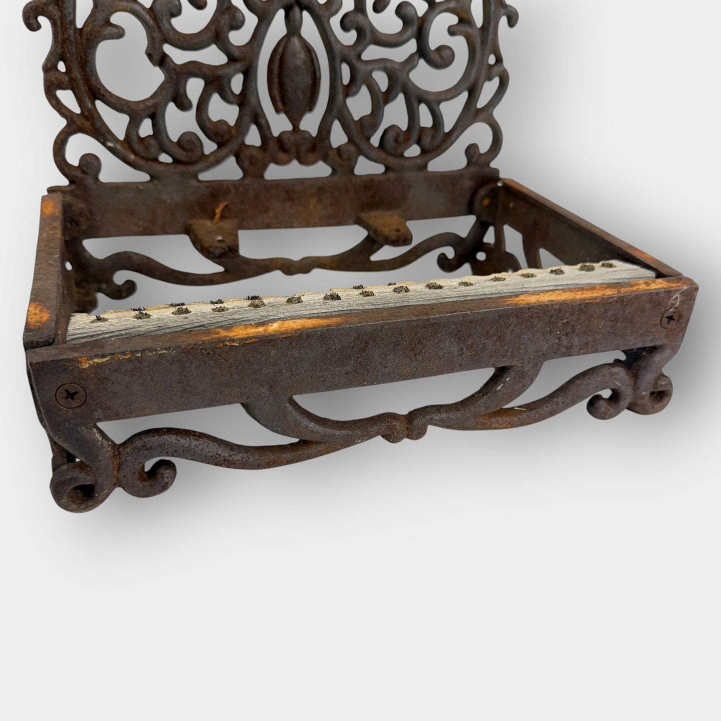 Antique Rustic Farmhouse Mud Scraper