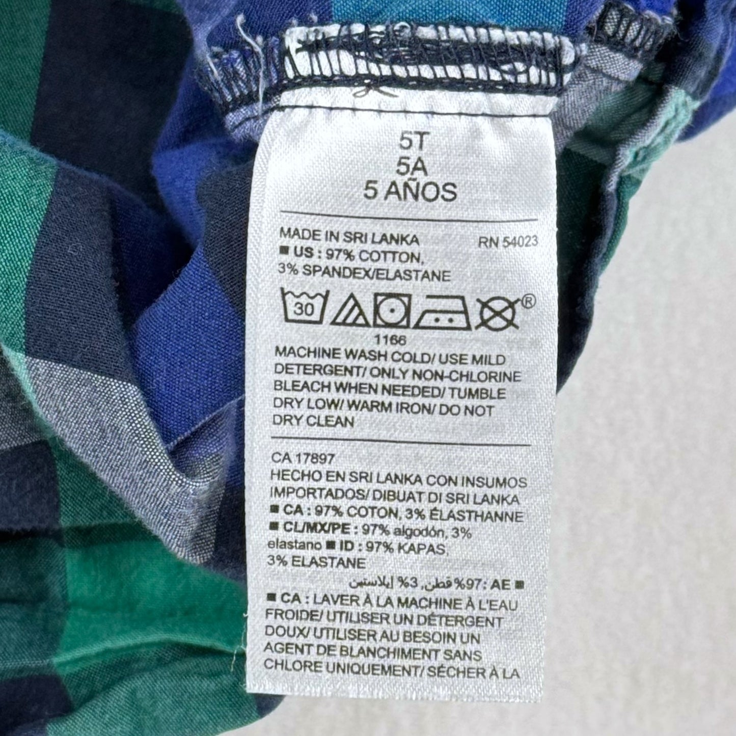 Old Navy Stretch Plaid Shirt