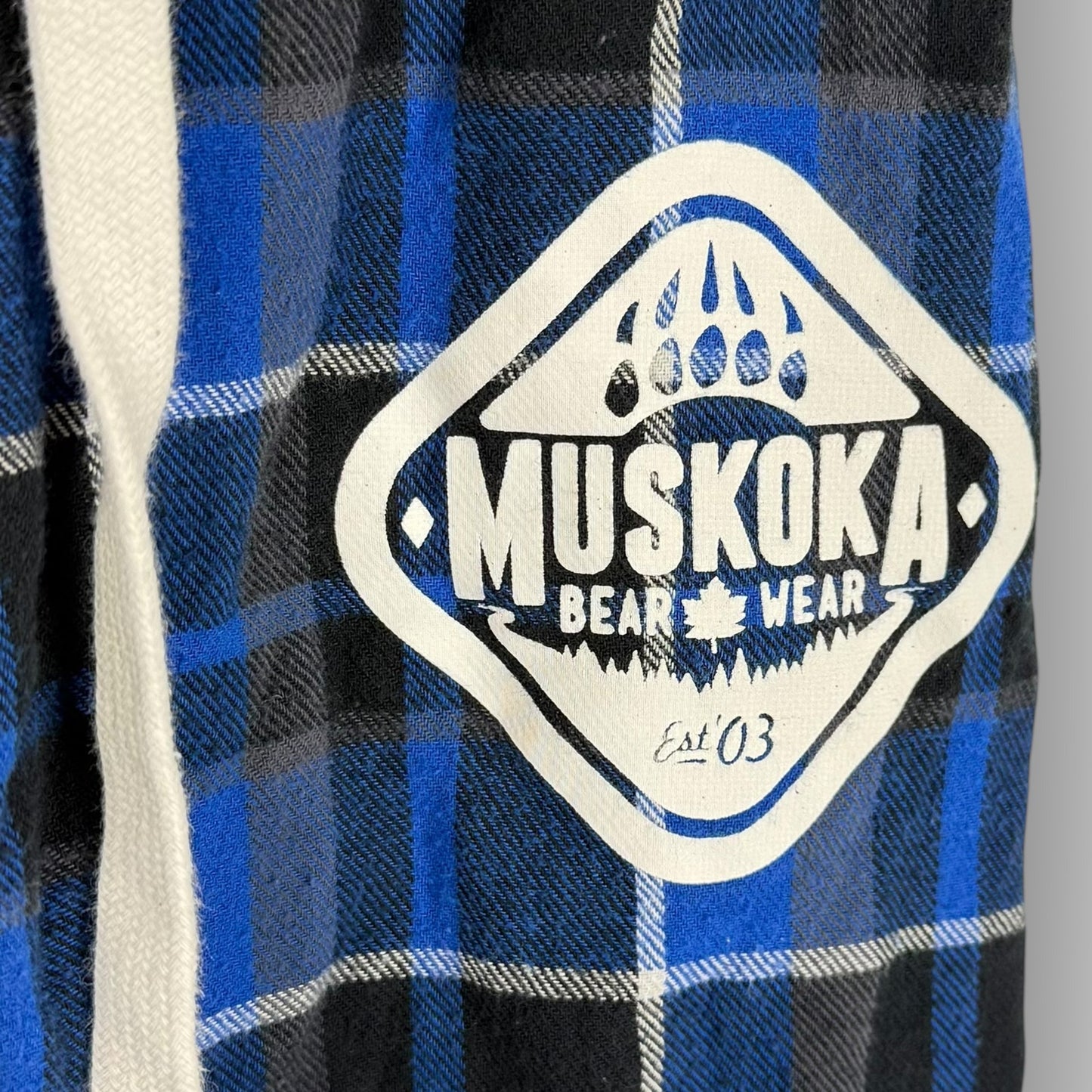 Muskoka Bear Wear Plaid Joggers