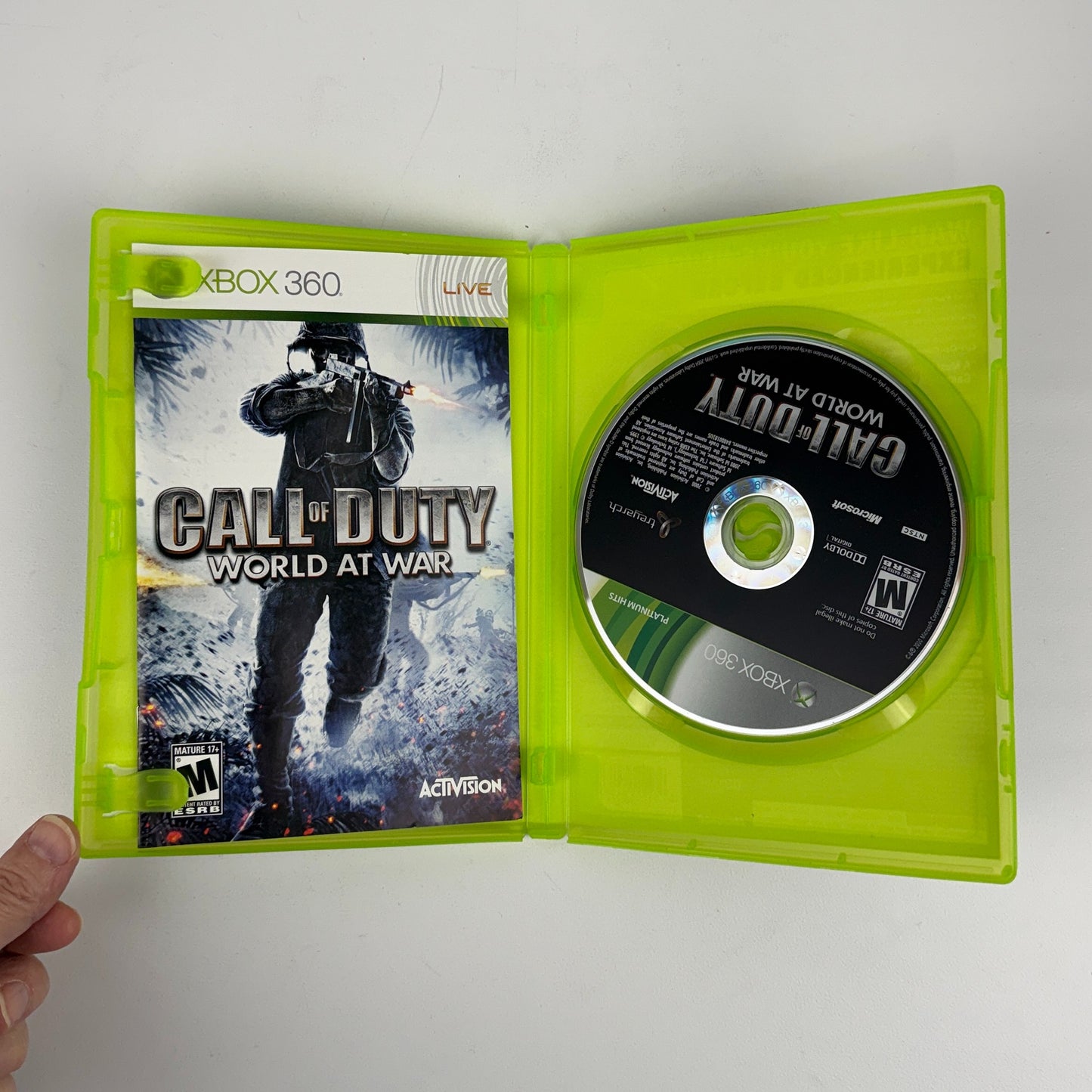 COD World at War Xbox 360