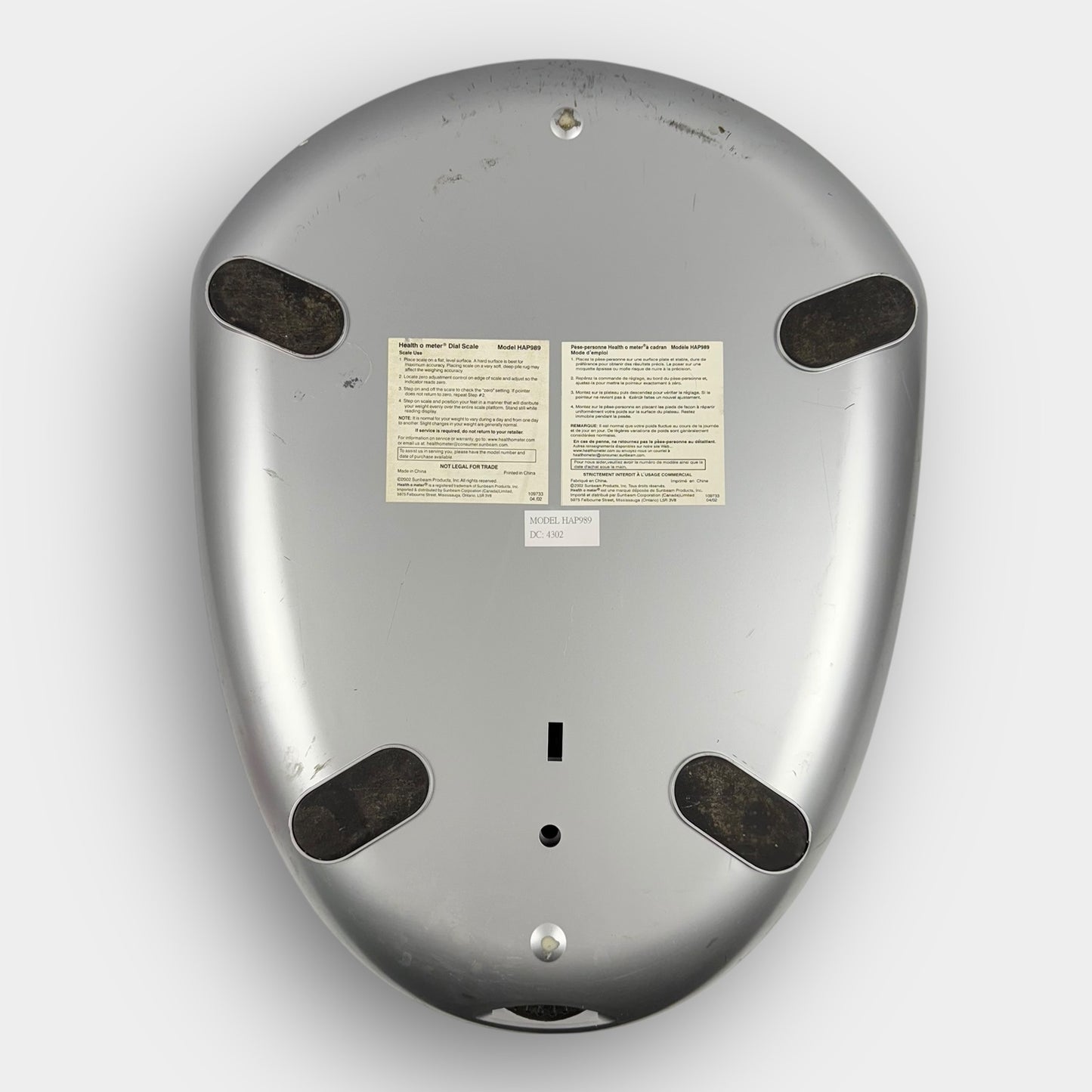Health o meter Dial Scale