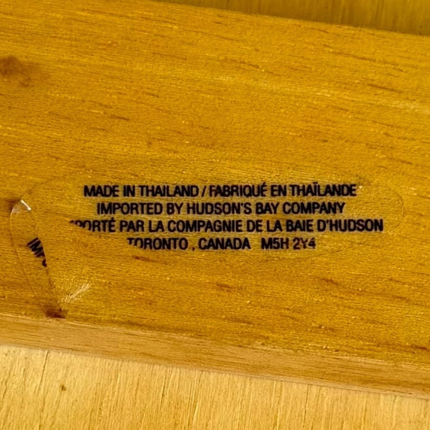 Hudson’s Bay Wood Serving Tray