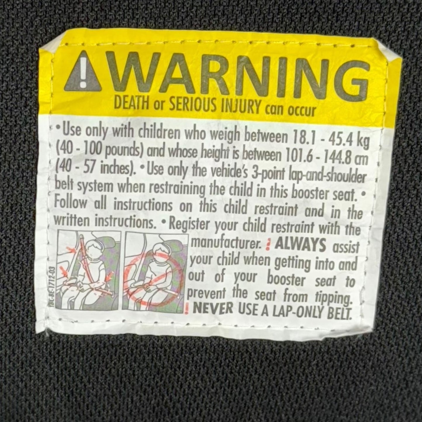 Harmony Youth Booster Seat