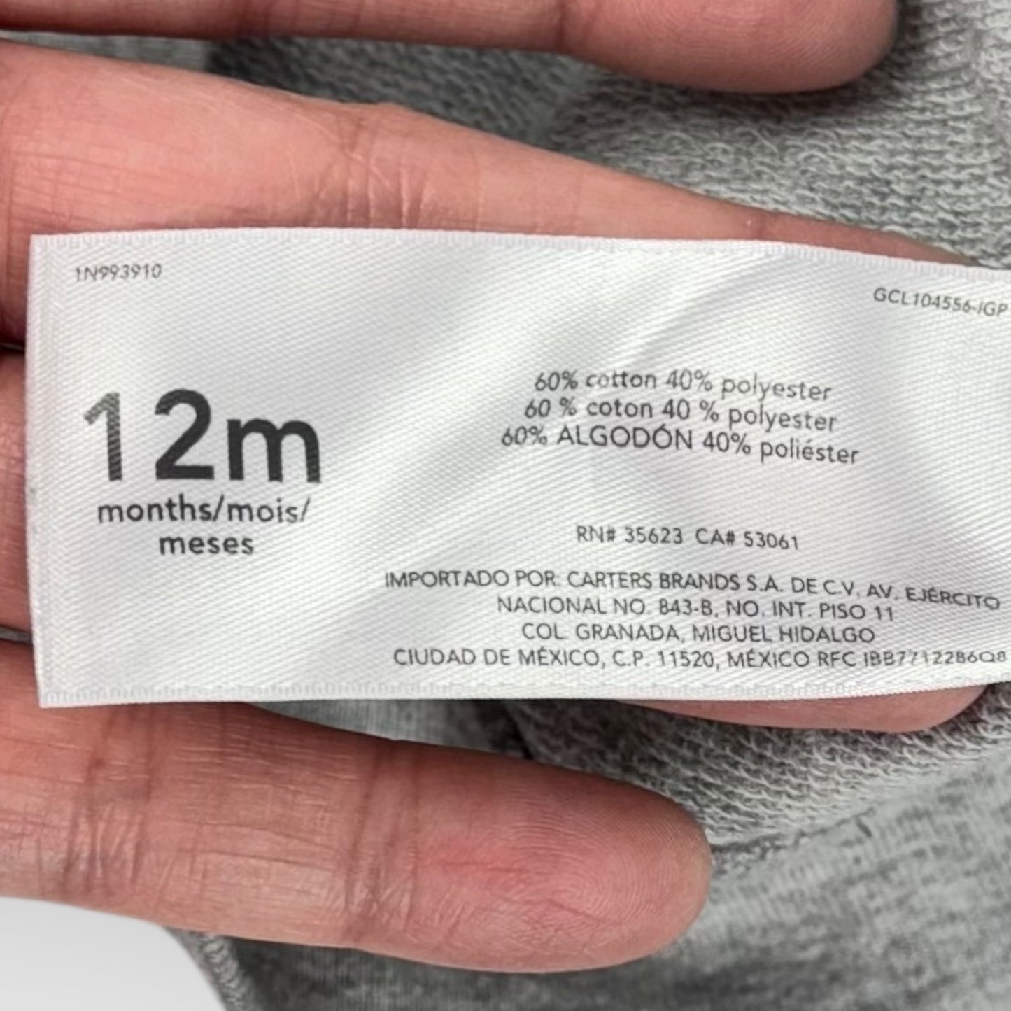 Carter's Crew Sweatshirt (12M)