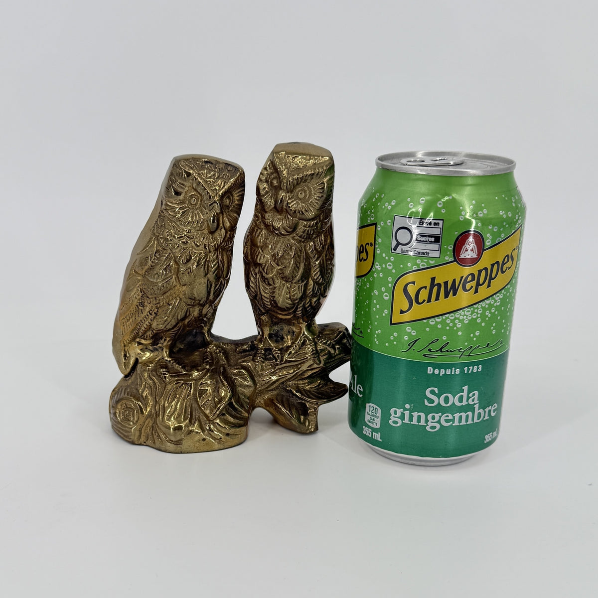 Solid Brass Owl Figurine