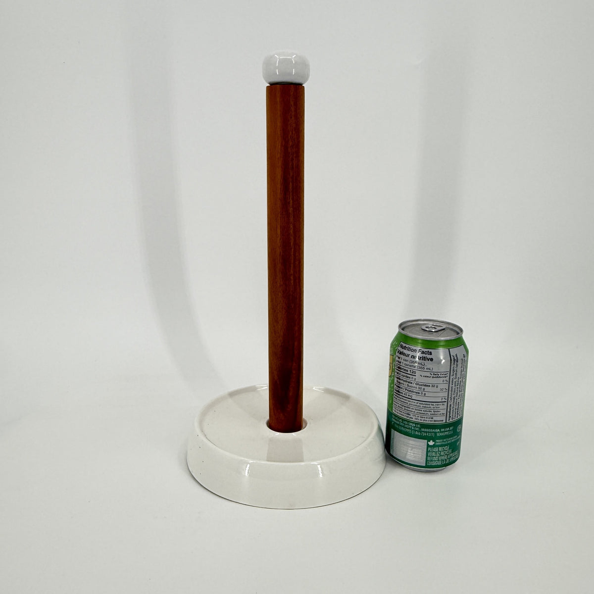 Ceramic Wood Paper Towel Holder
