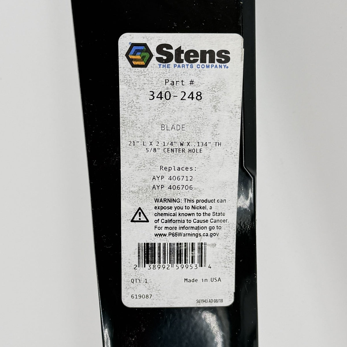 Stens 340-248 Mower Blade