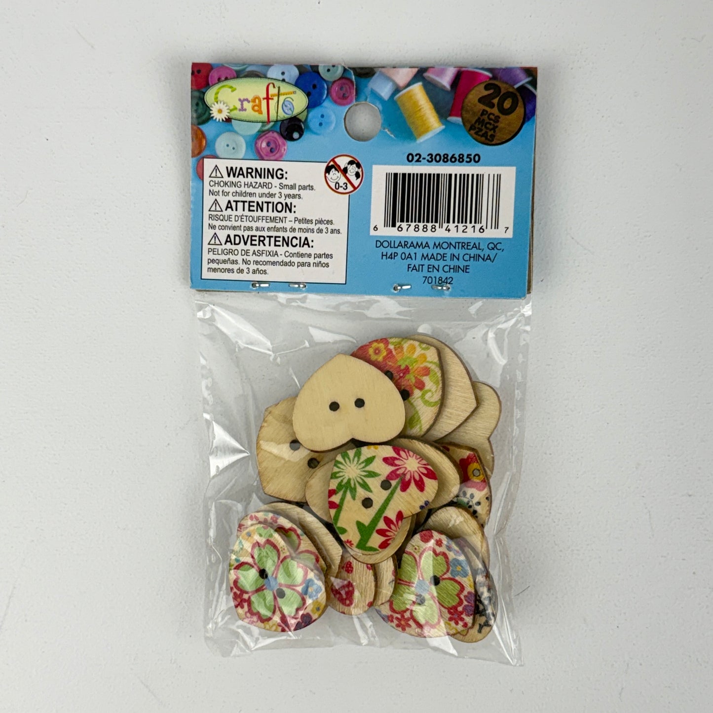 Assorted Wooden Buttons