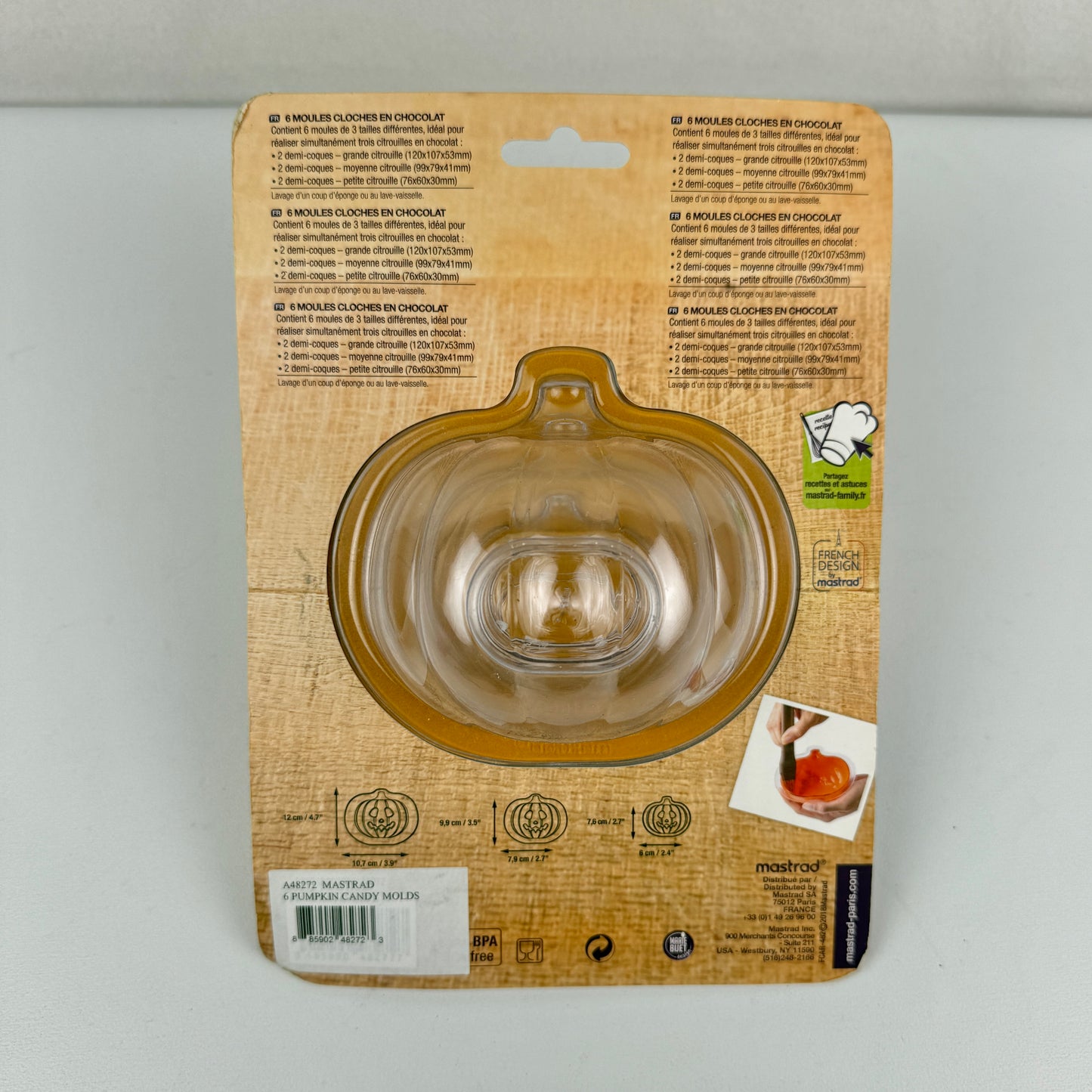 Mastrad Pumpkin Candy Molds
