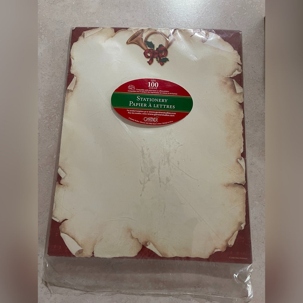 Christmas Stationery ~ 100 pack