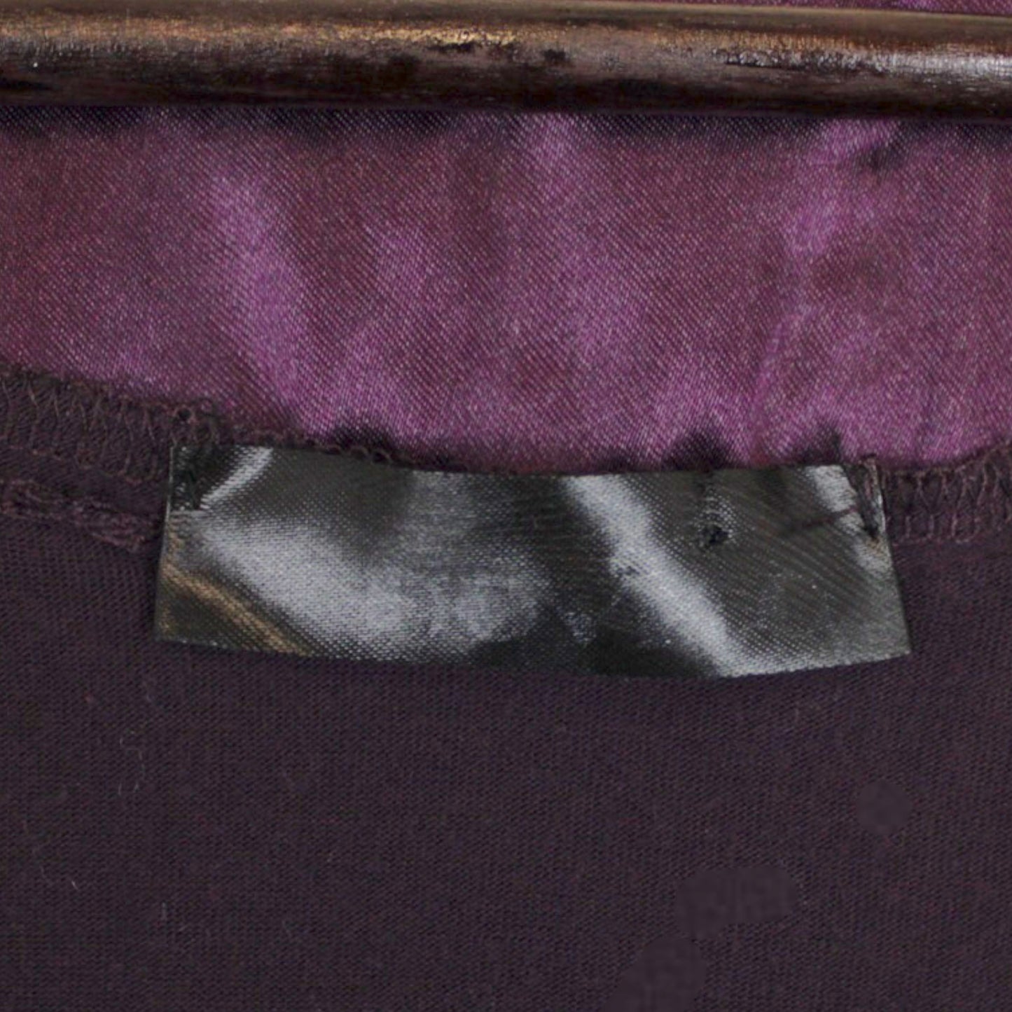 Sequin Trim Tank Plum