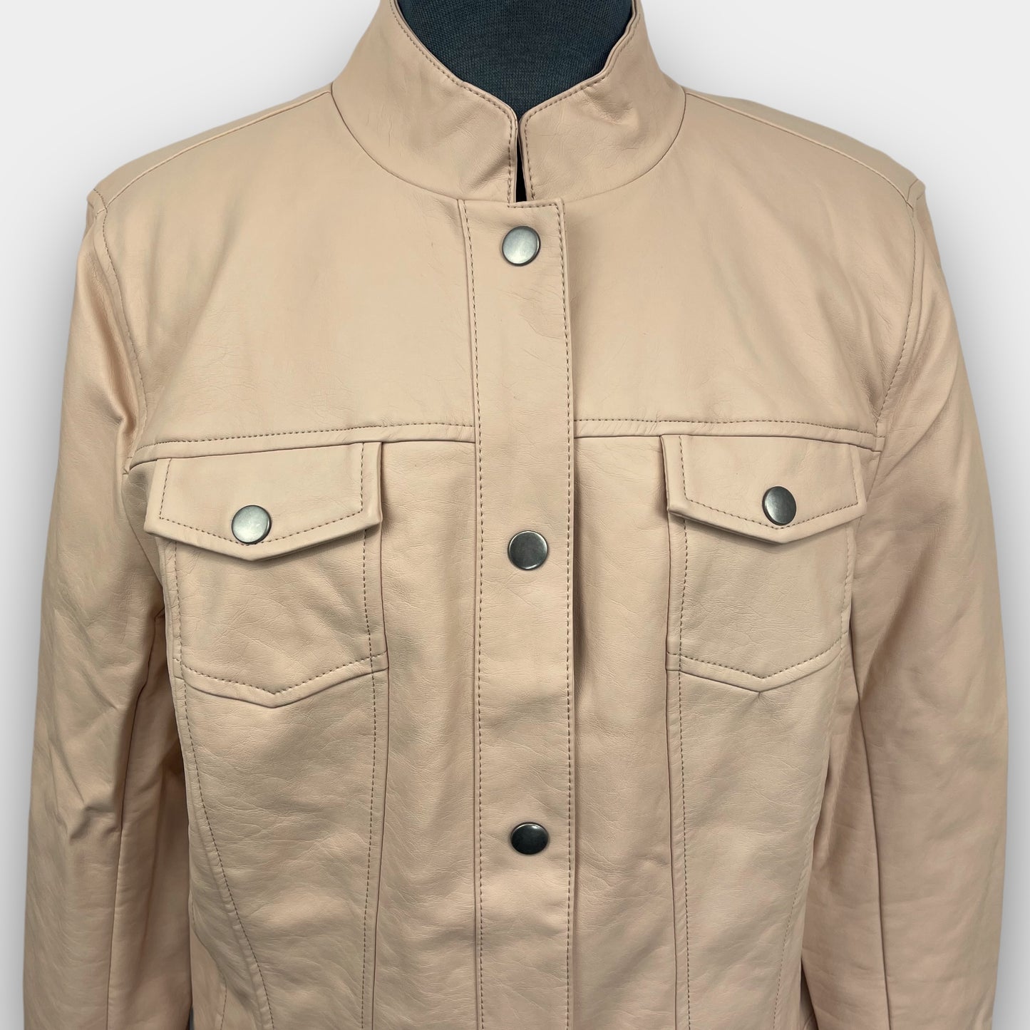 Guillaume faux leather jacket