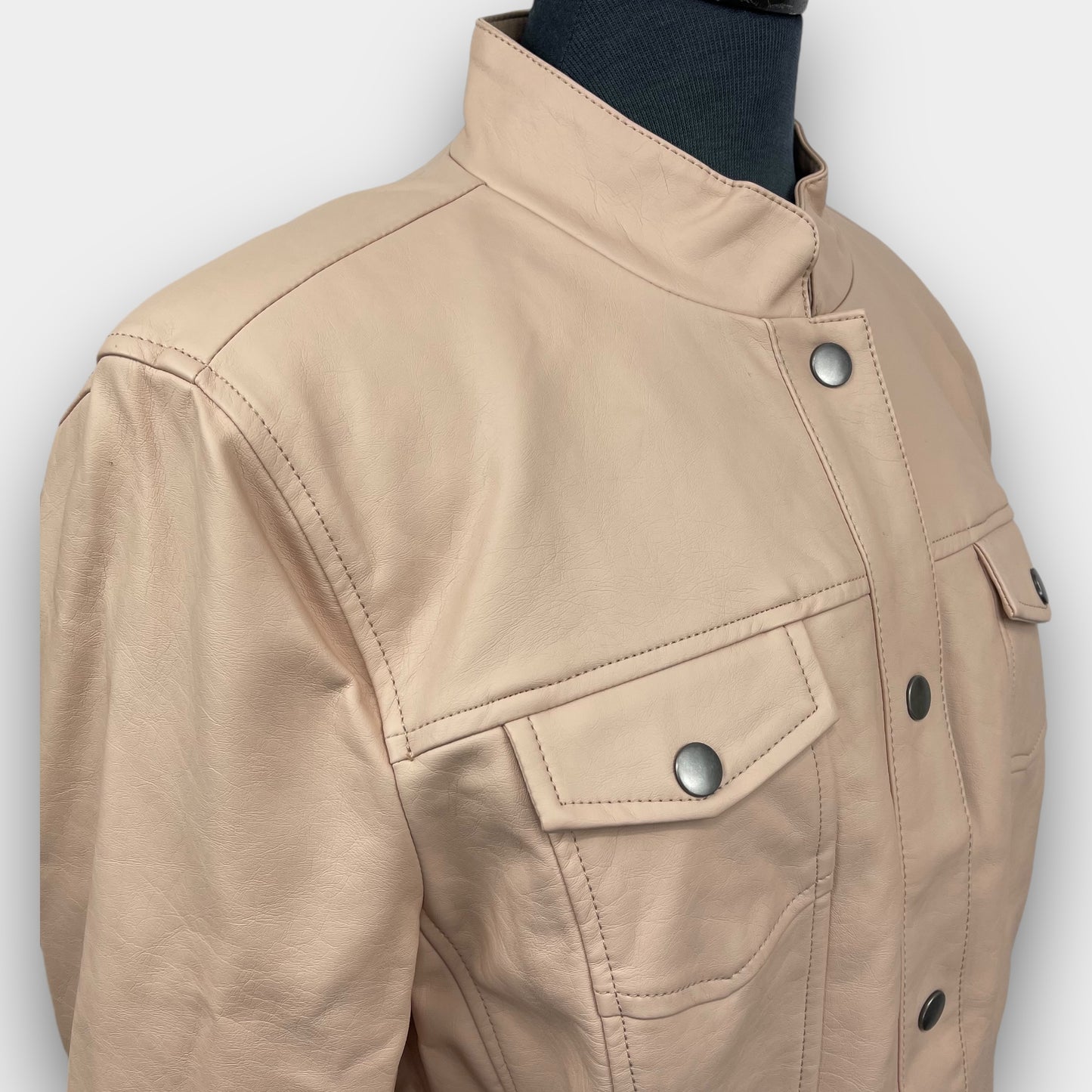 Guillaume faux leather jacket