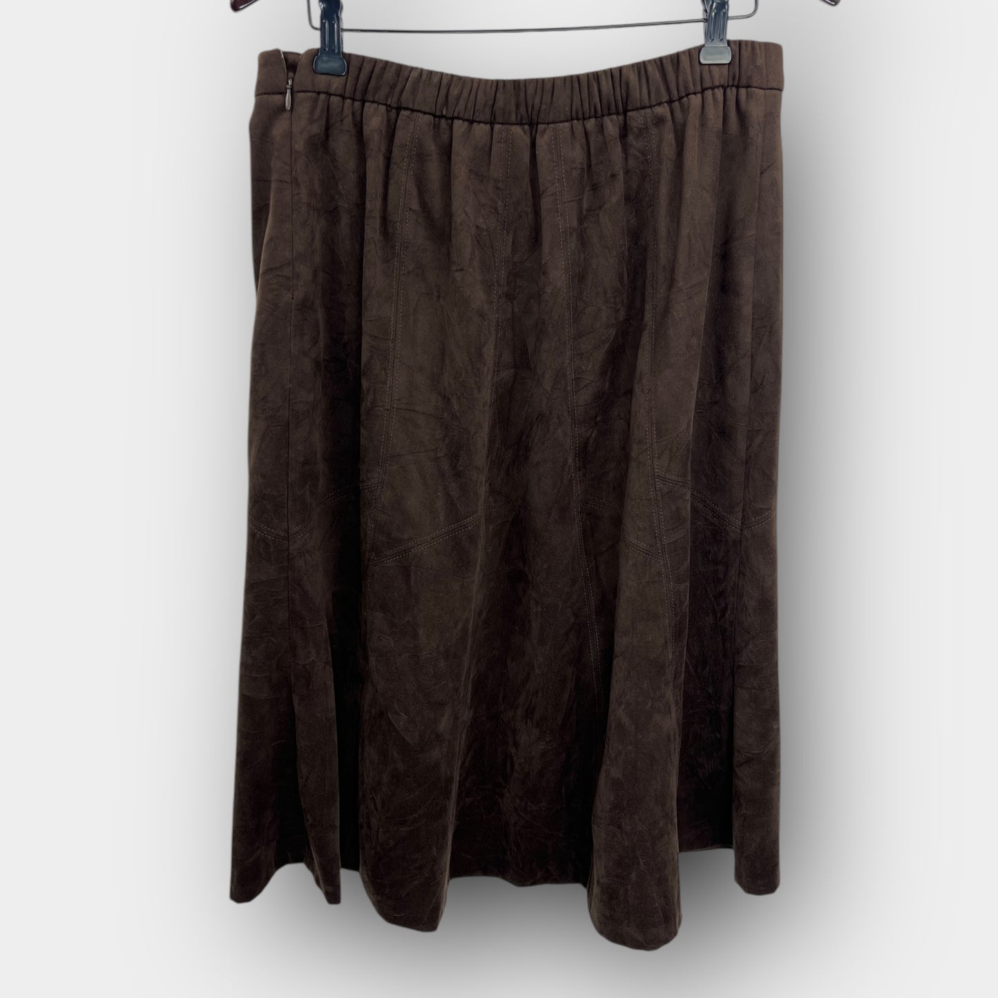 TanJay Petite faux suede skirt