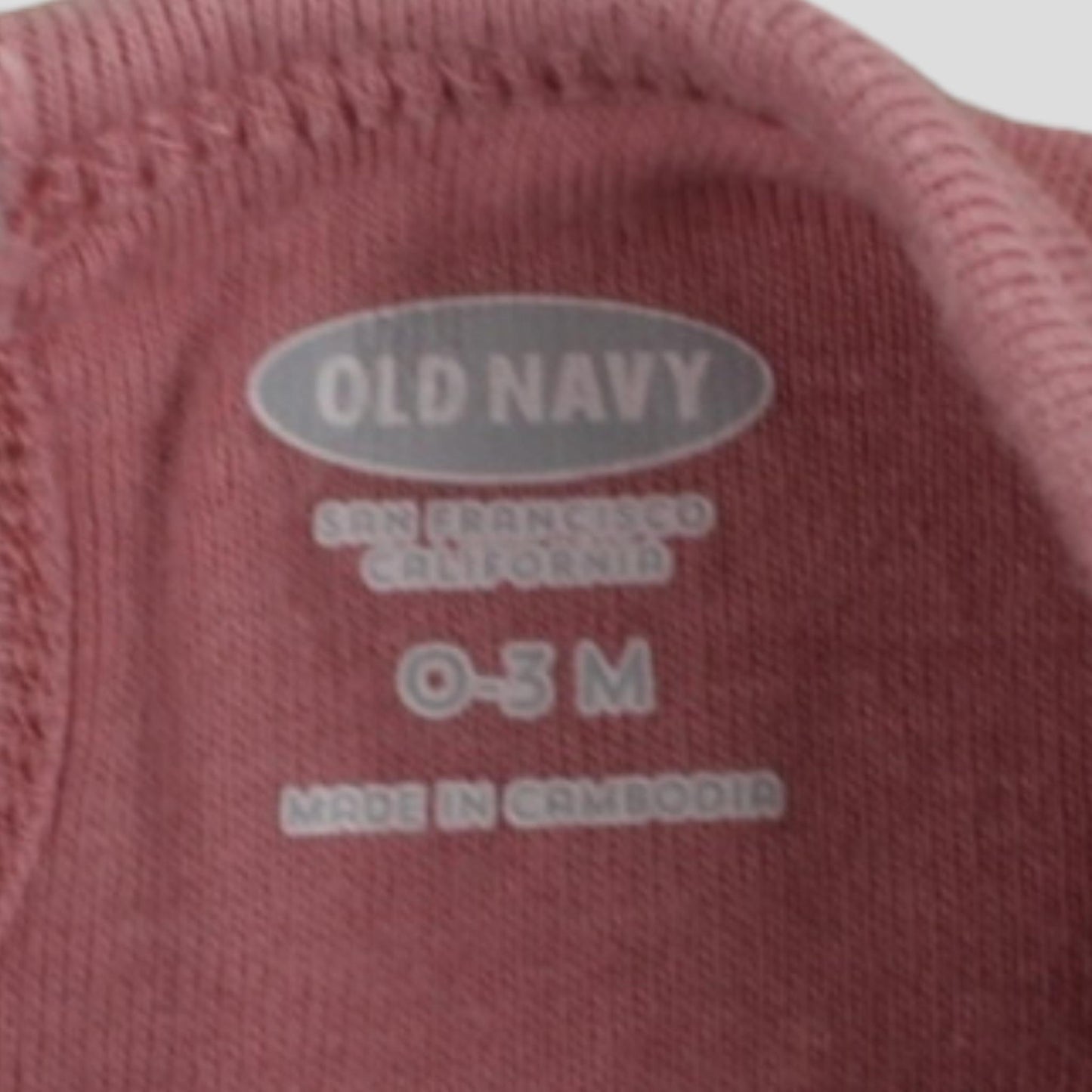 Old Navy long sleeve onesie