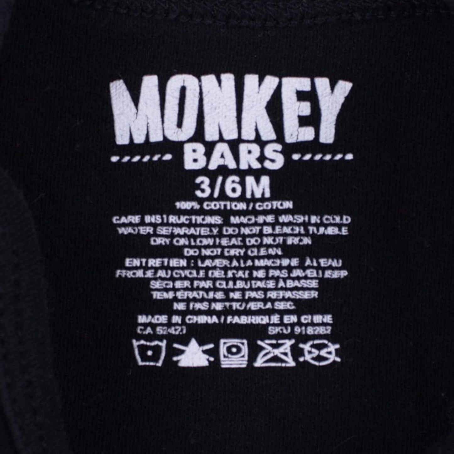 Monkey Bars onesie