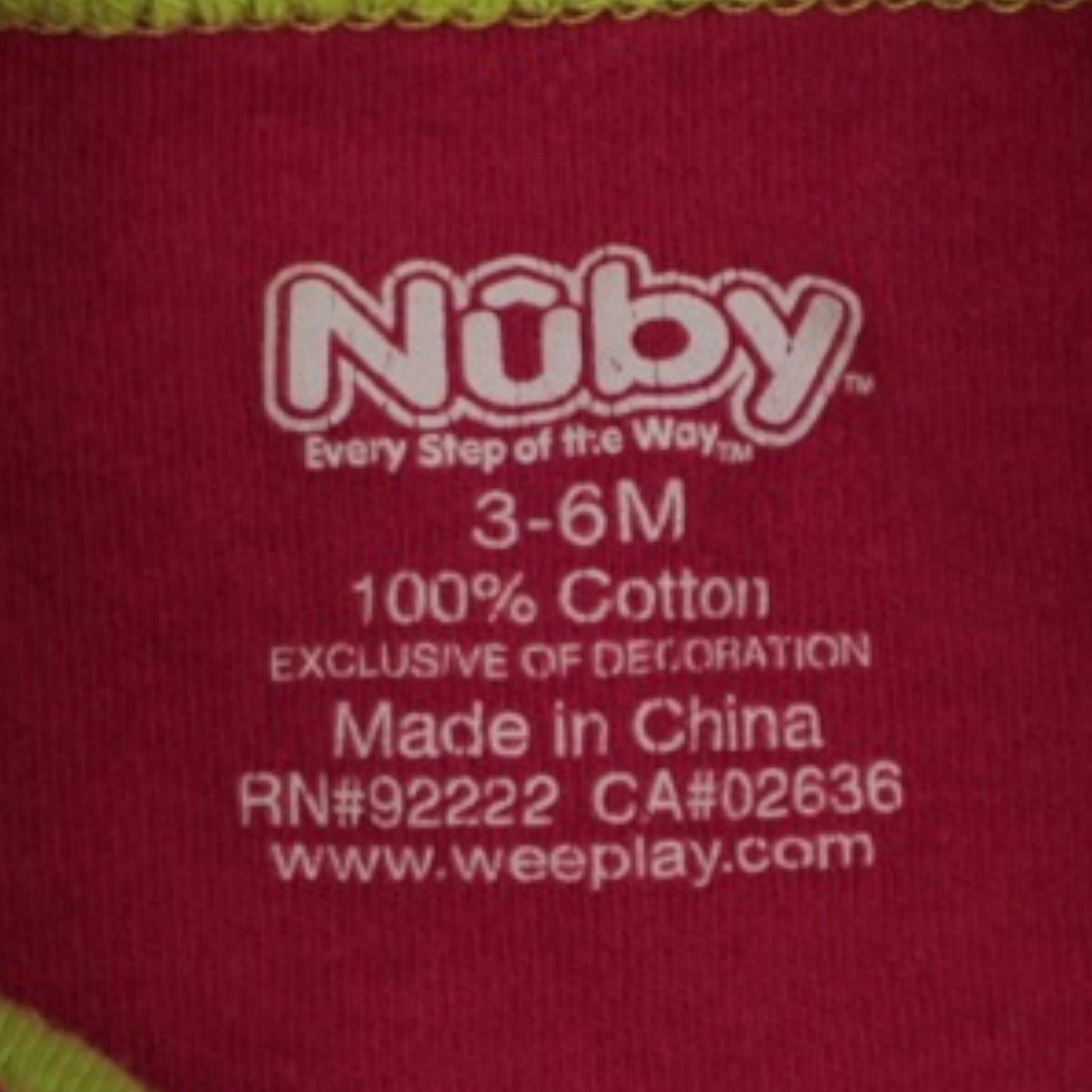 Nuby onesie