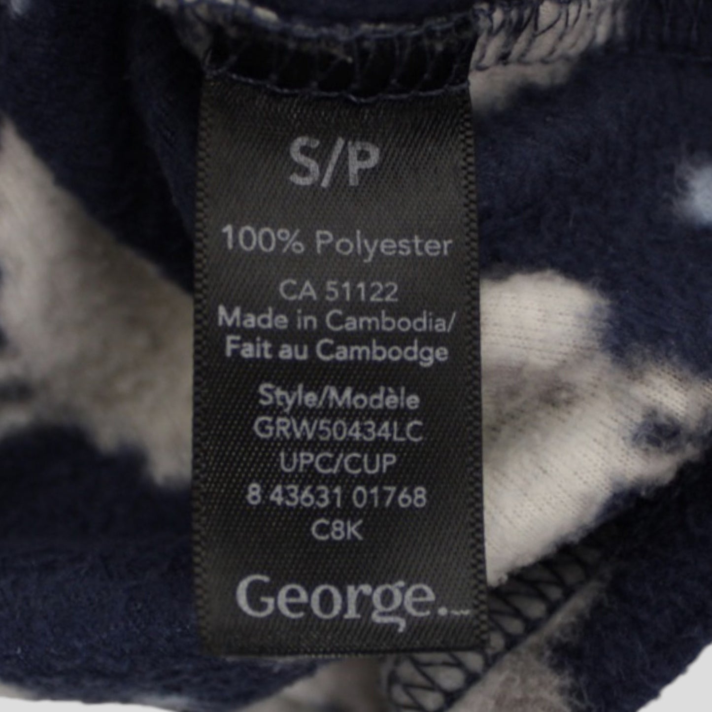 George fleece nightgown