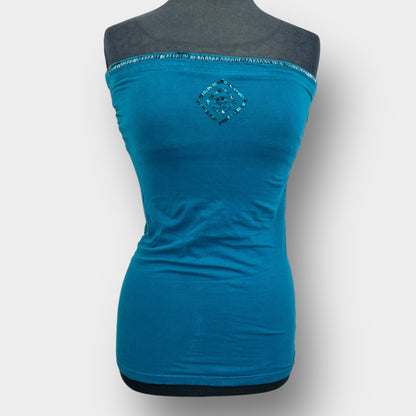 Digital sleeveless top