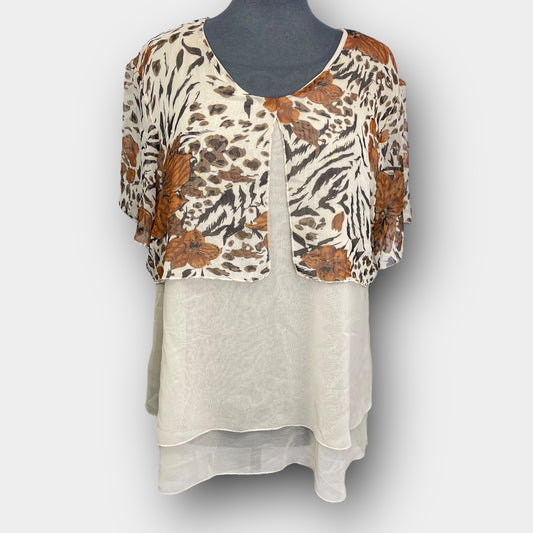 Moffi layered blouse