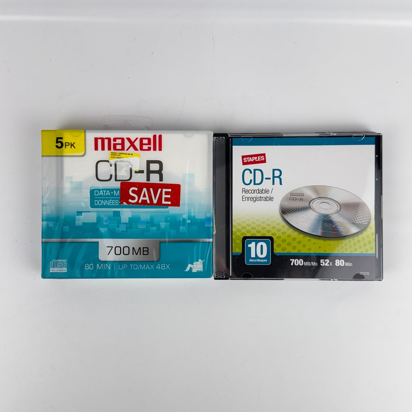 Maxell & Staples CD-R (9)