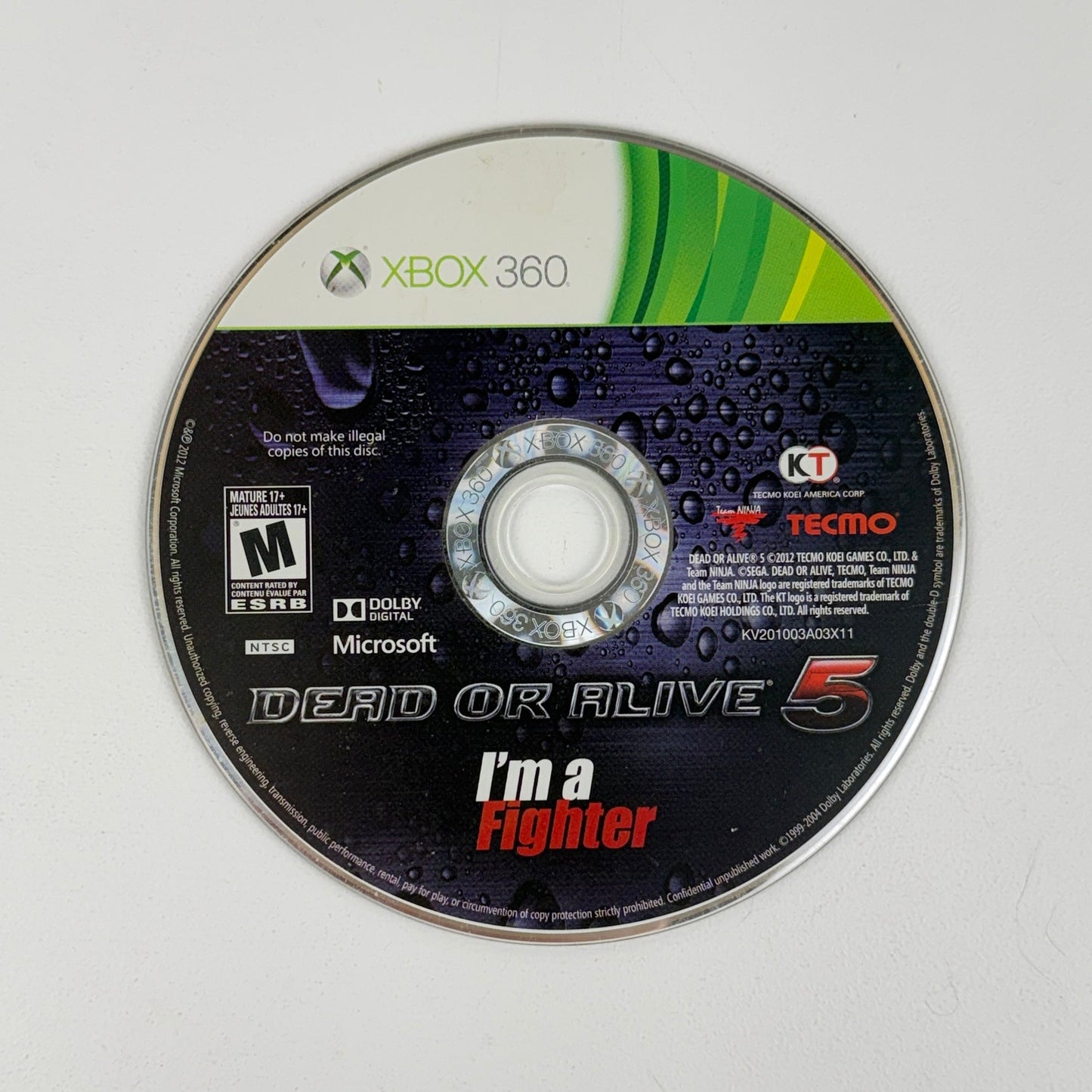 Dead Or Alive 5 Xbox 360