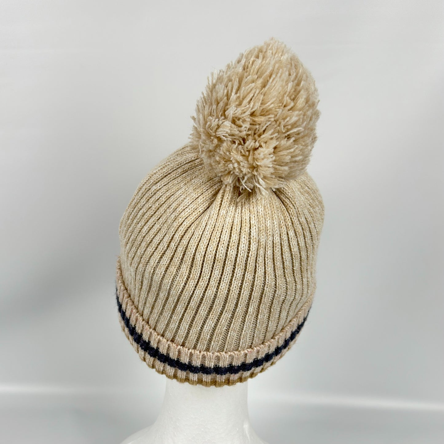 Mountain Ridge Pom Beanie