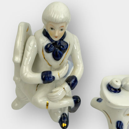 Porcelain Couple Figurine Set