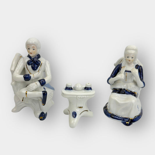 Porcelain Couple Figurine Set
