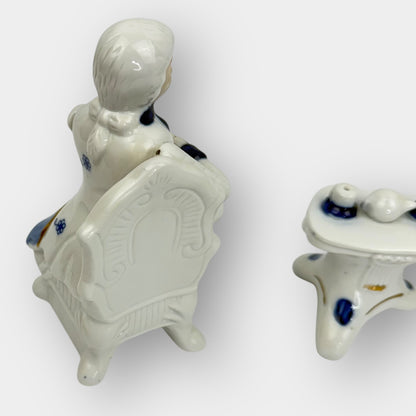 Porcelain Couple Figurine Set