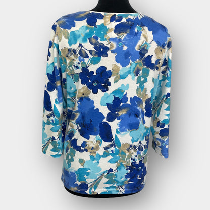 Karen Scott 3/4 sleeve top