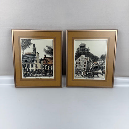 Vintage City Framed Prints