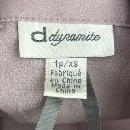 Dynamite button-front shirt