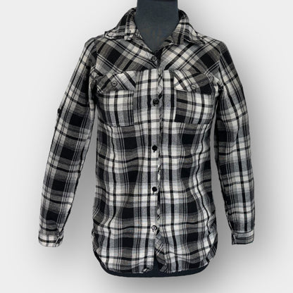 Unique Int'l plaid shirt