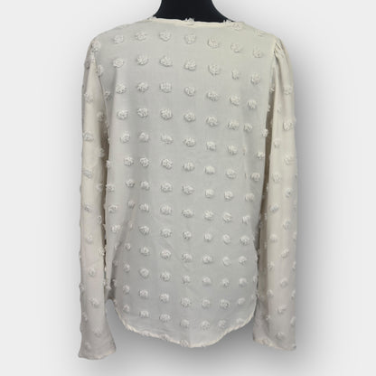 Les Amis Swiss dot blouse
