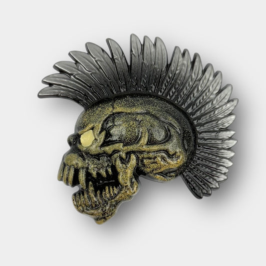 Skull Mohawk Buckle