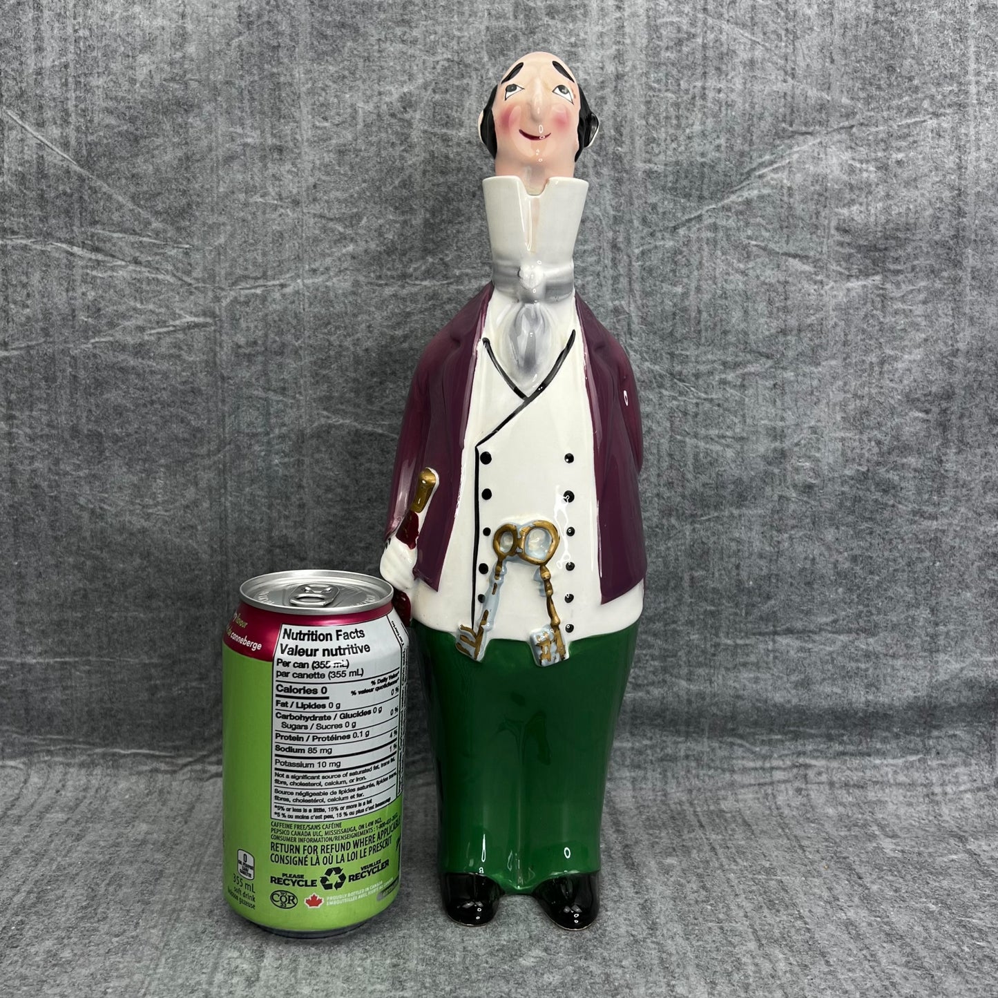 Vintage Sommelier man wine decanter