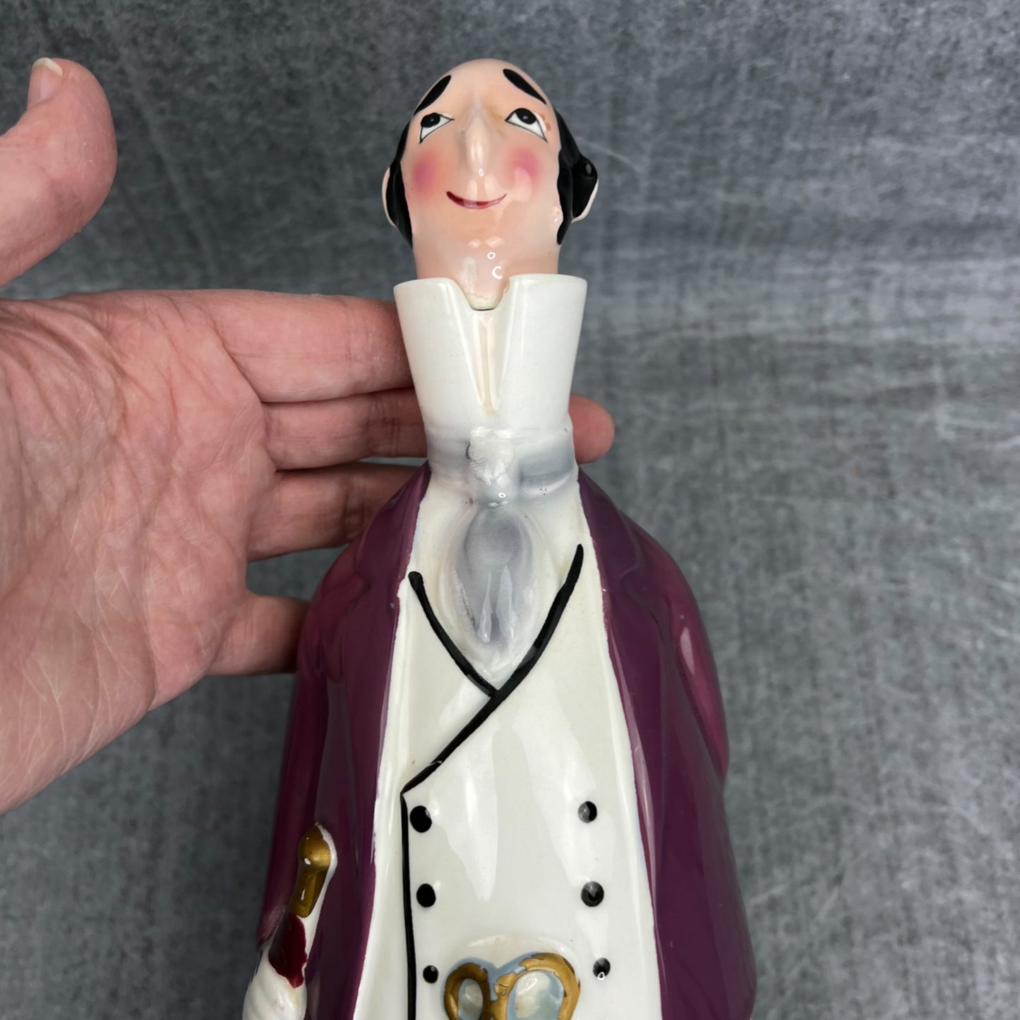 Vintage Sommelier man wine decanter