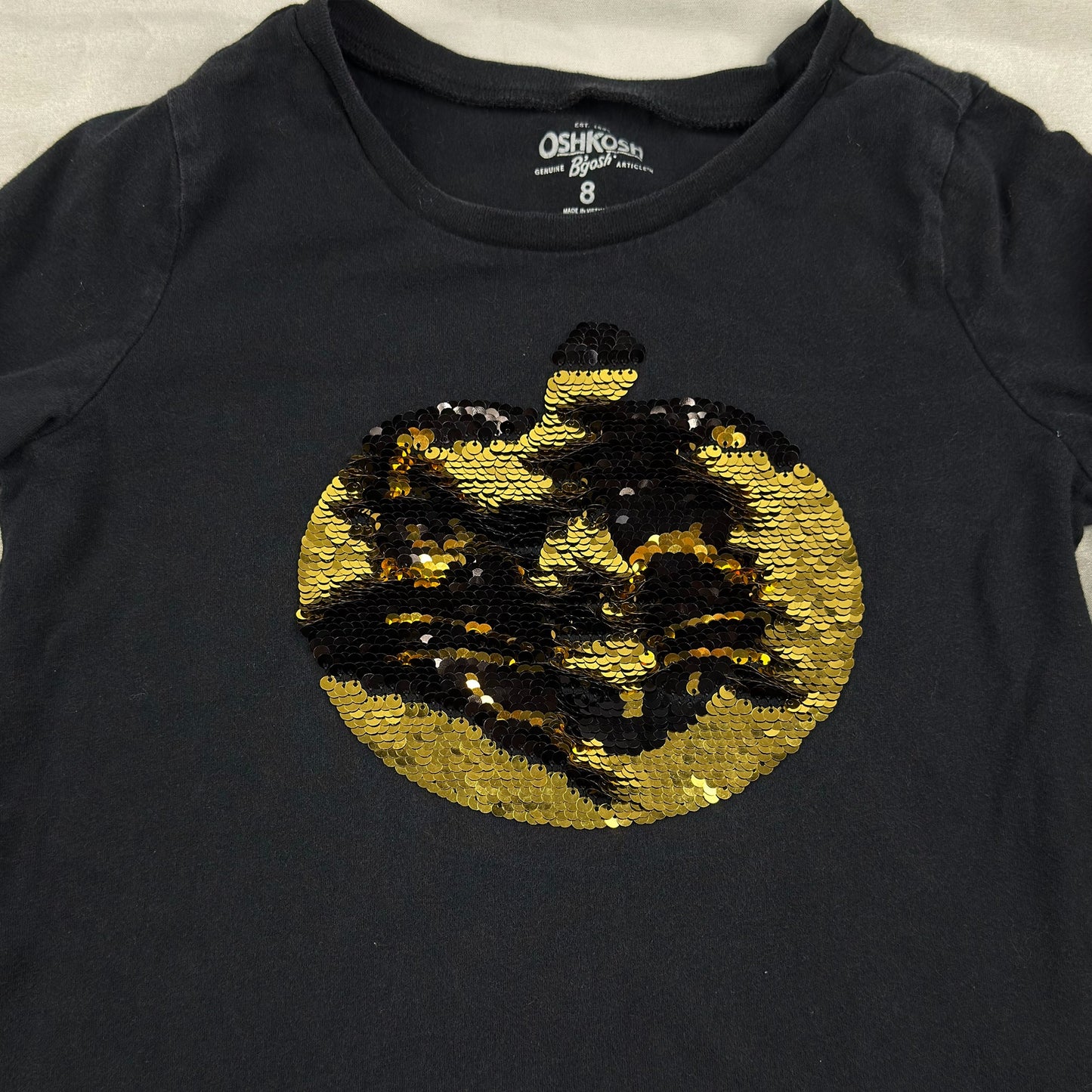 OshKosh Sequin Pumpkin Tee