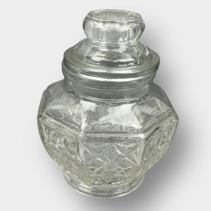 Glass jar with lid