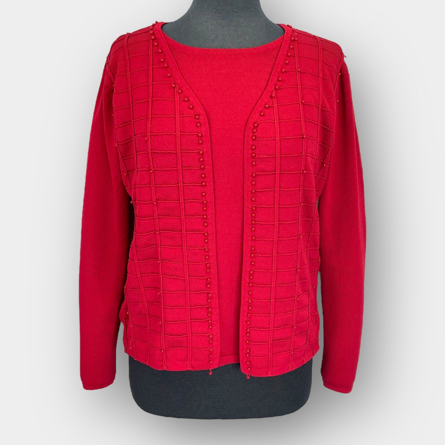La Madona faux twinset