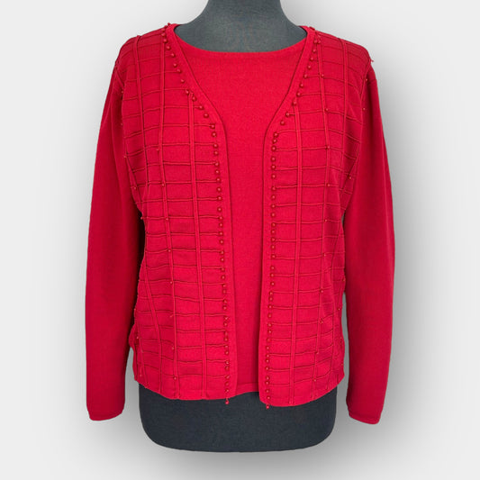 La Madona faux twinset