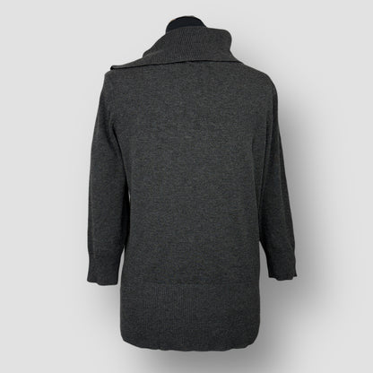 Cleo Asym Cowl Sweater